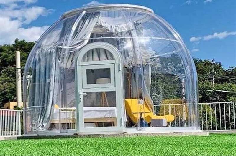 Transparent Bubble Dome